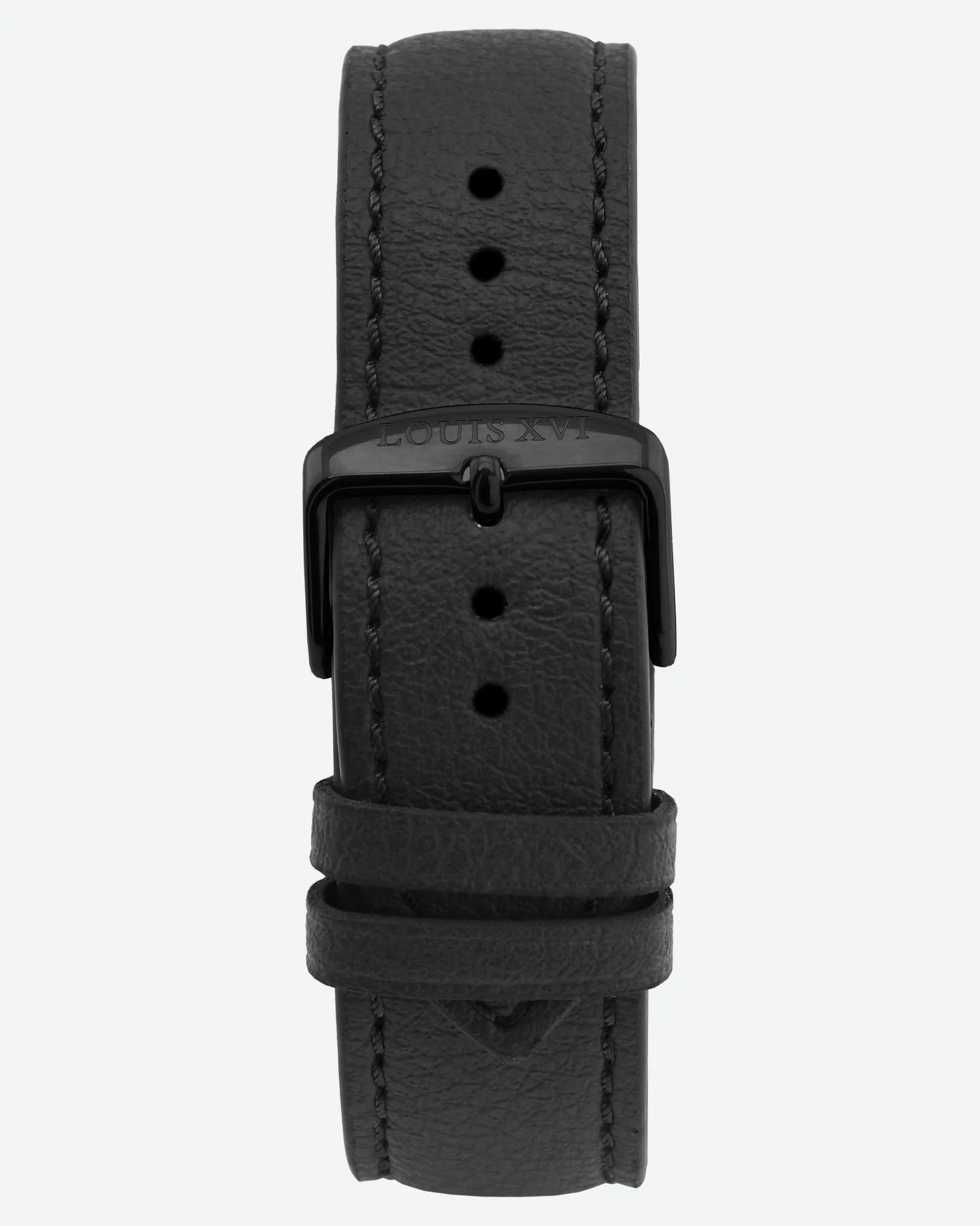 Bracelet Apple Leather - Black/Black