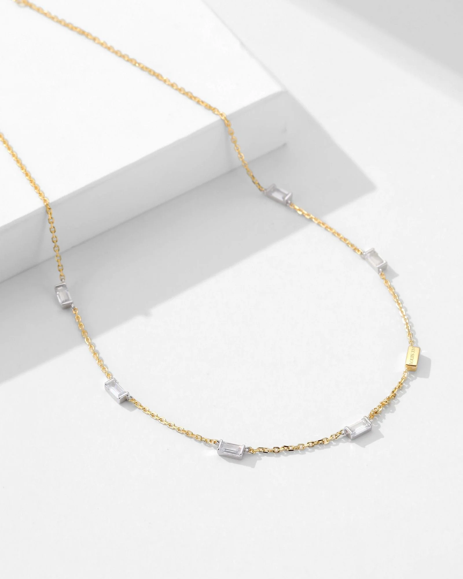 Bicolore Baguette Necklace - 8234000 - Image 5