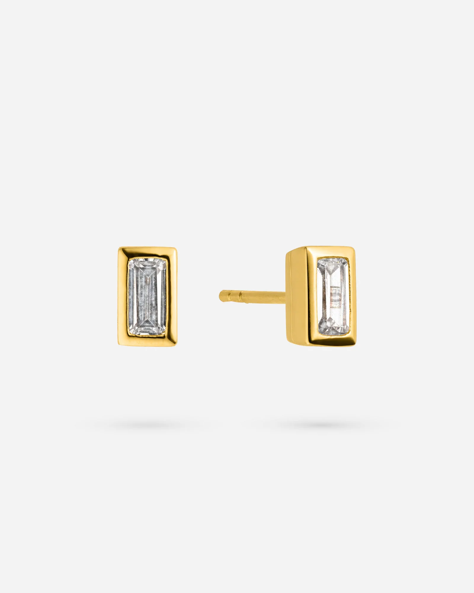 Bicolore Baguette Earring - 8240300