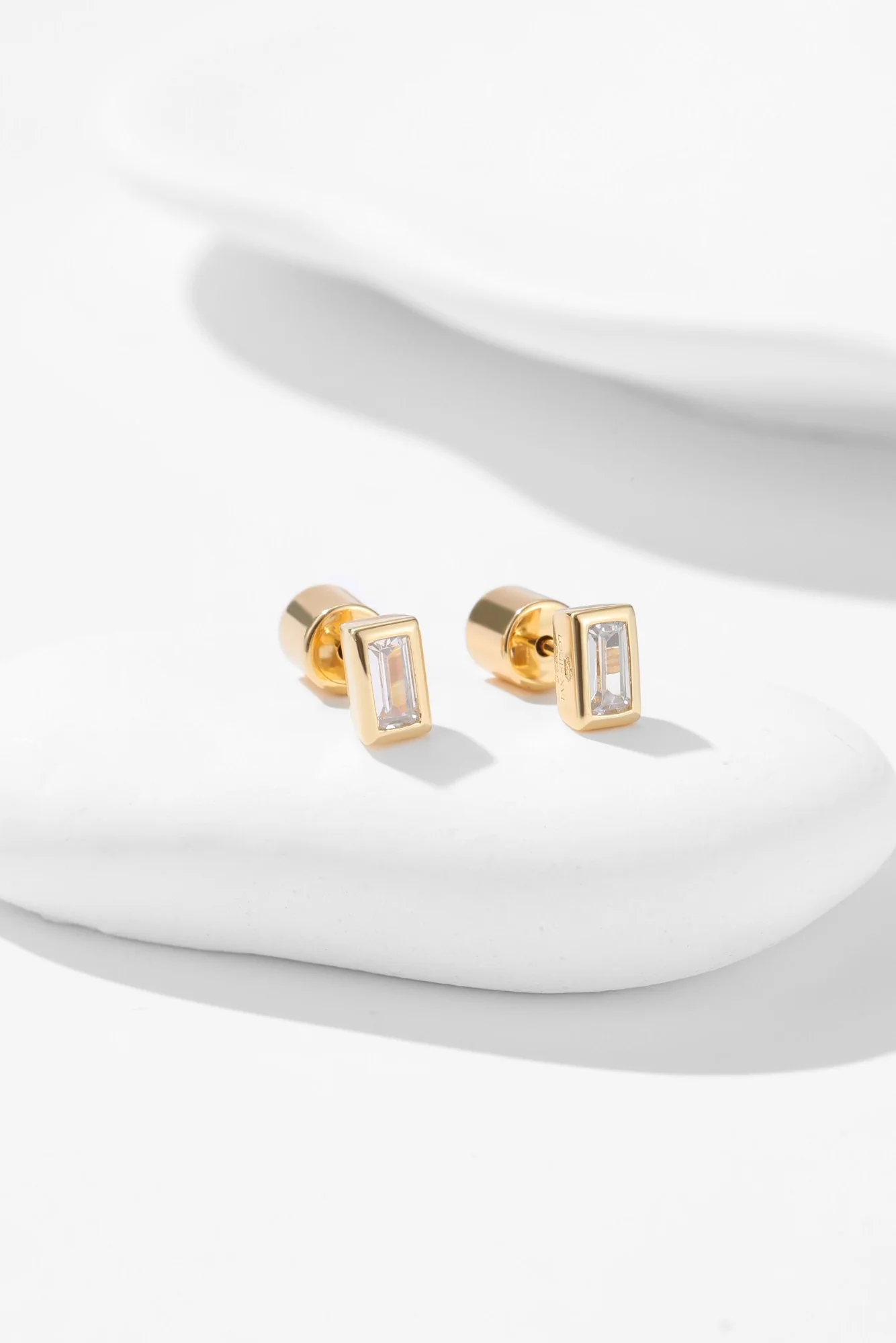 Bicolore Baguette Earring - 8240300 - Image 5