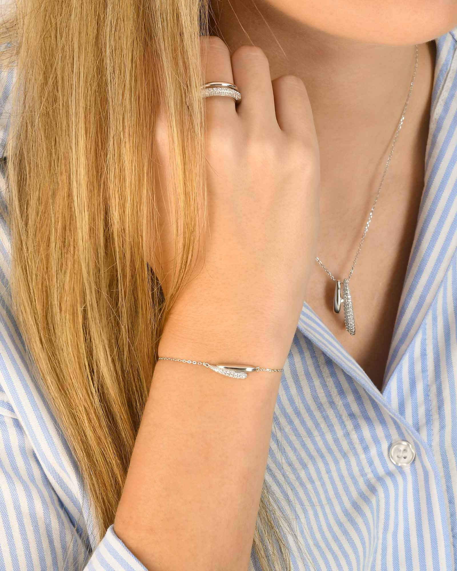 Gouttes Allongées Bracelet - 8222200 - Image 4