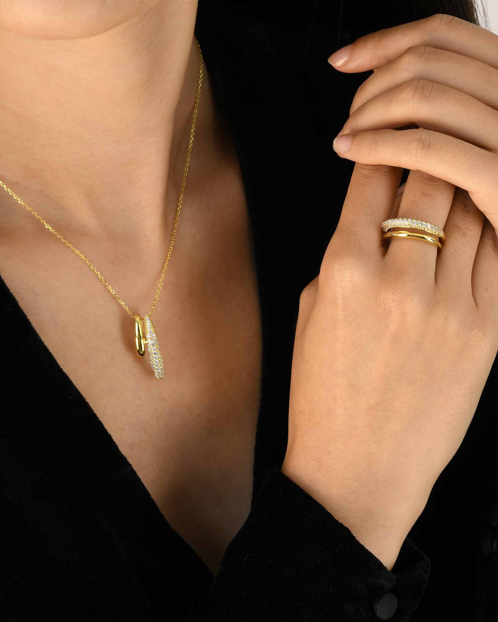 Elongated Drops Necklace - 8230200 - Image 3