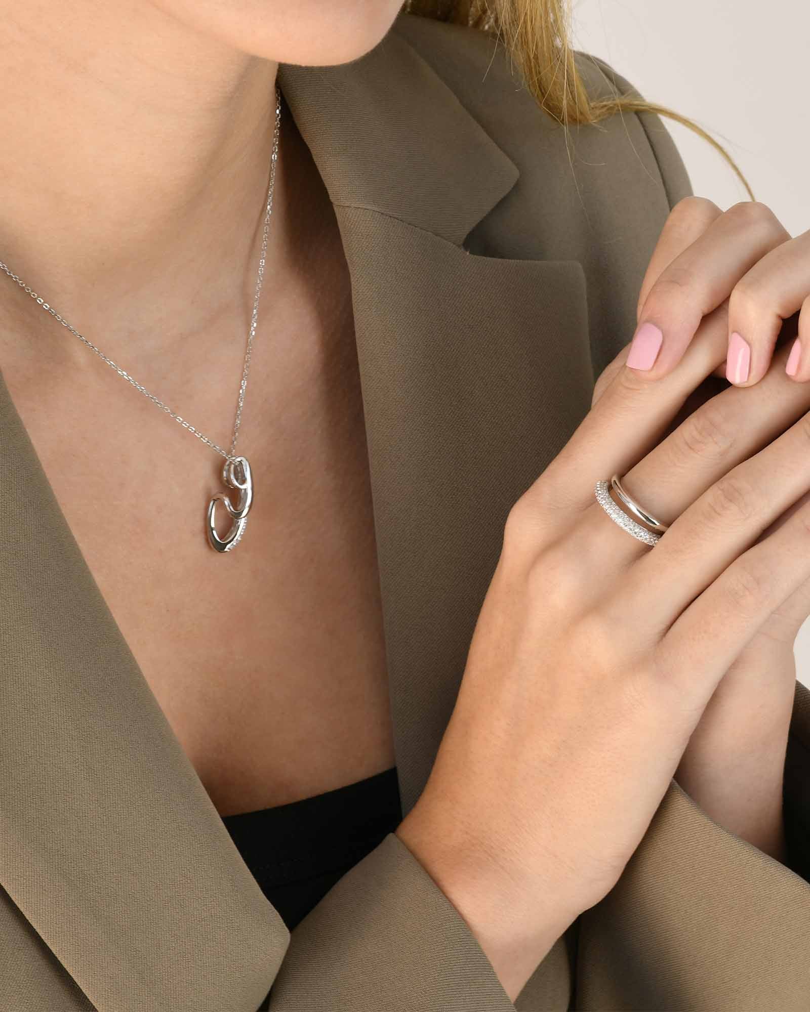 Elongated Drops Necklace - 8232100 - Image 3