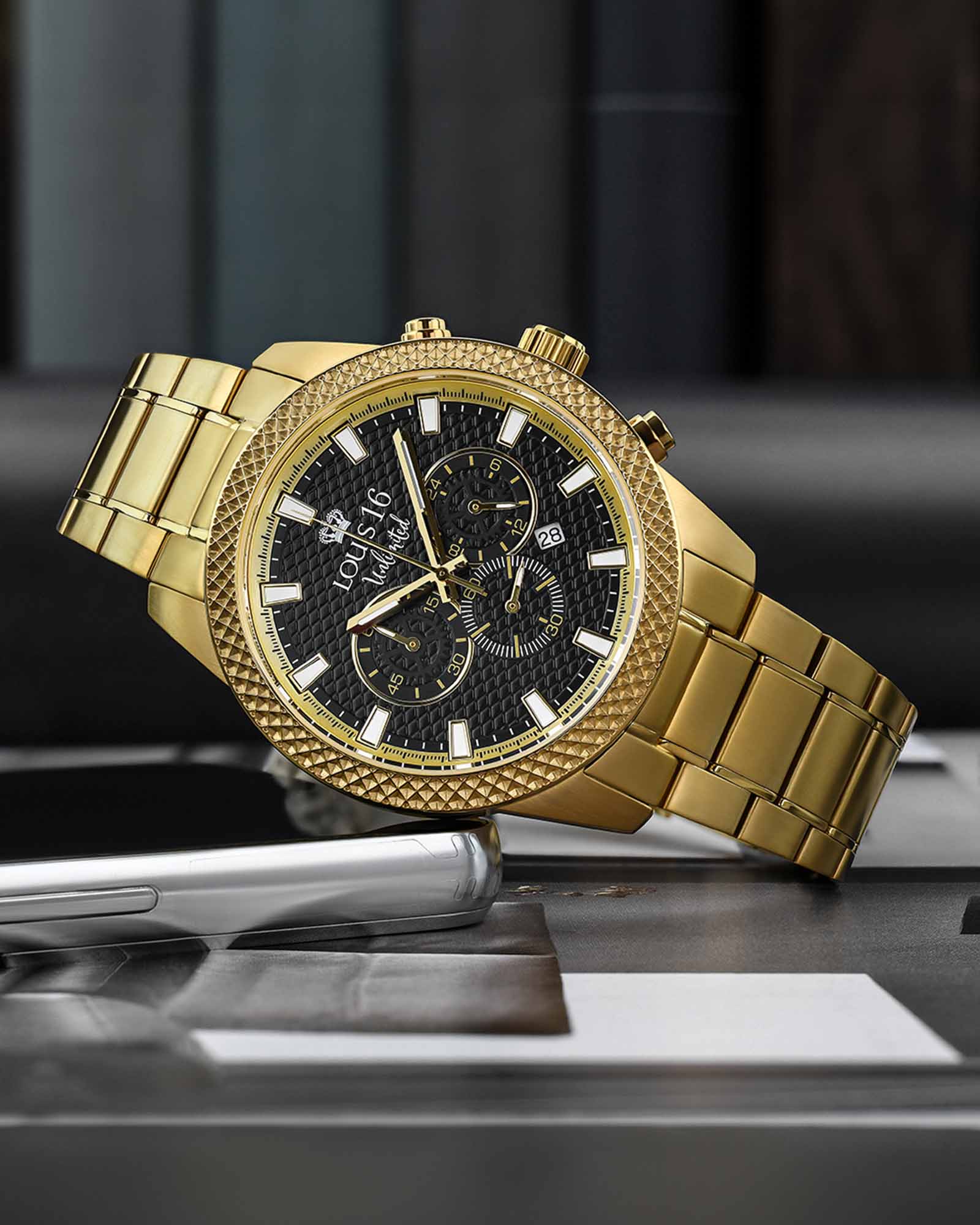 Mirage 3300 Chronograph Gold - Image 3