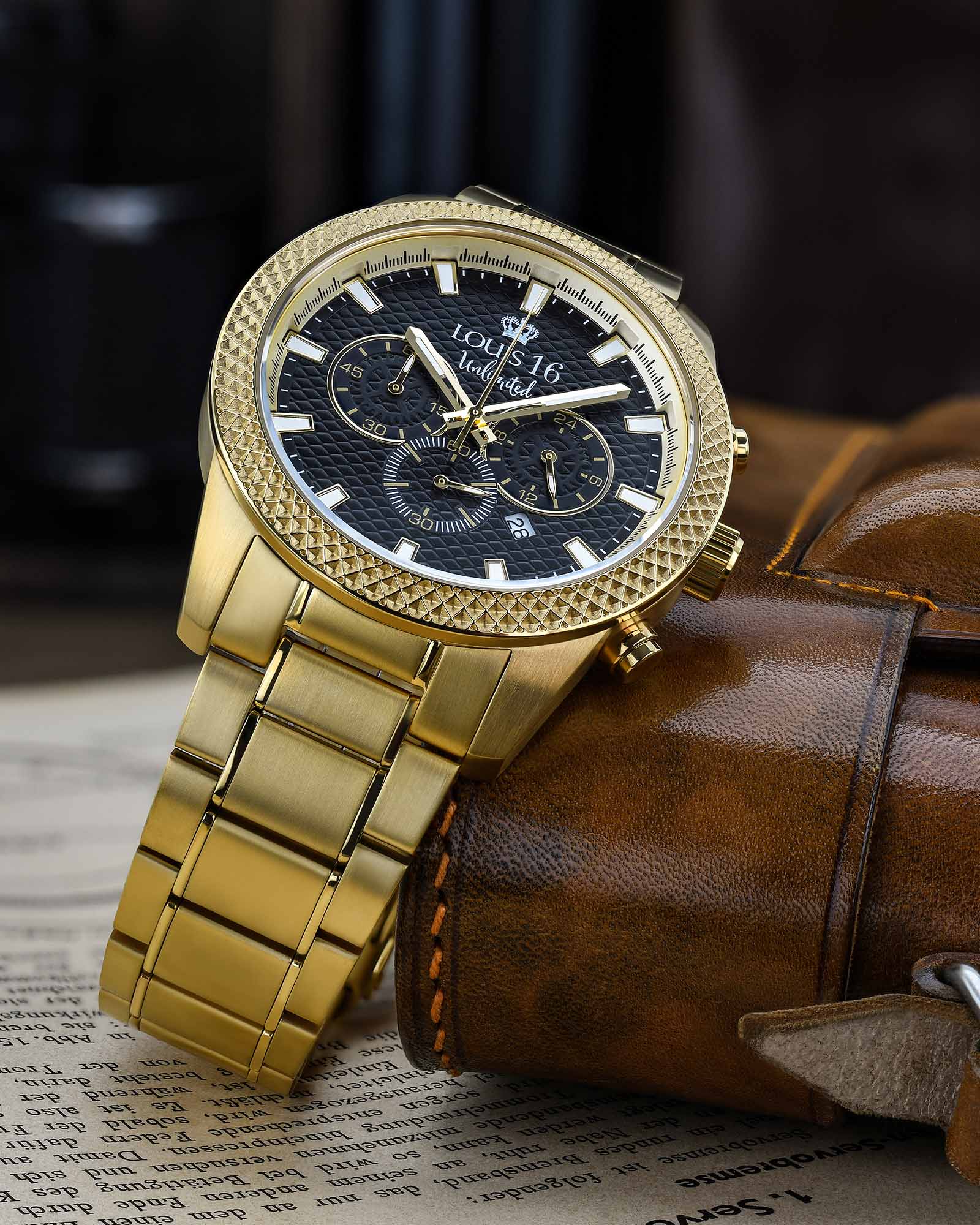 Mirage 3300 Chronograph Gold - Image 4