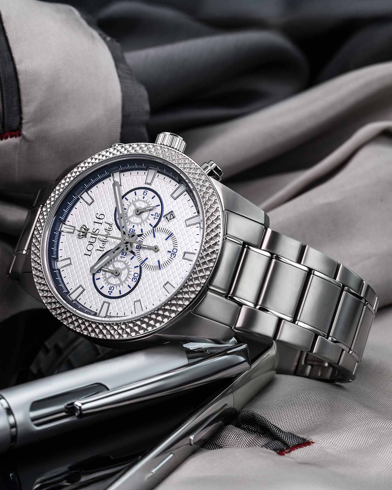 Mirage 3320 Chronograph Silver - Image 3